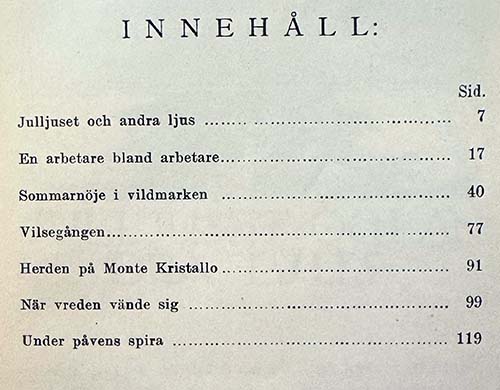 Innehåll God Jul 1925