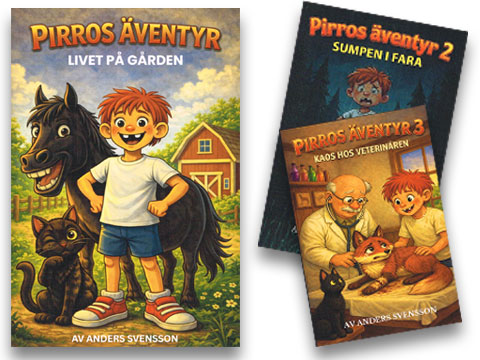 Liten banner: Anders Svensson, Pirros äventyr